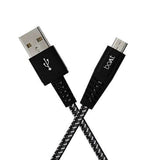 boAt Rugged v3 Extra Tough Unbreakable Braided Micro USB Cable 1.5 Meter (Black) Brand New