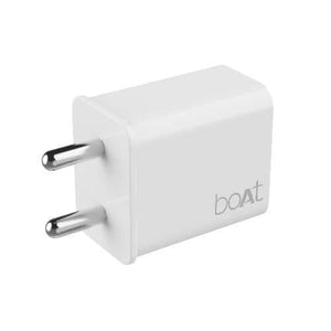 boAt WCDV 20W Super Fast Type C Charger with Free Type C to Type Cable,Compatible with All iPhones/Android Devices/Tablets (White) Brand New