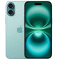 Apple iPhone 16 Plus in a mint green color, showcasing its sleek design and advanced display features.
