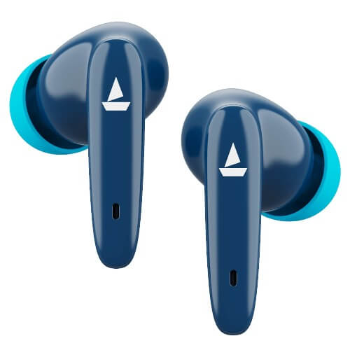 boAt Airdopes 181 in-Ear True Wireless Earbuds with ENx Tech, Beast Mode,Bold Blue Brand New