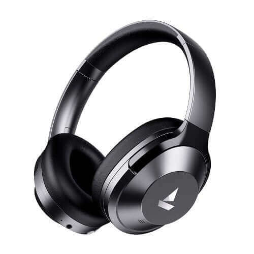 boAt Nirvana 751 ANC Hybrid Active Noise Cancelling BluetoothrEar Headphones, Up to 65H ,Gunmetal Grey Brand New