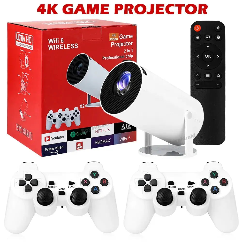 Gaming on G300 MAX Wireless Controller 4K UHD projector