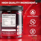 Fitness enthusiast holding Muscle Boost Gummies