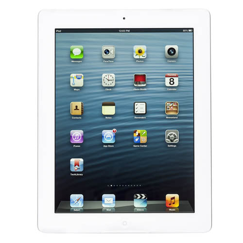 Apple iPad 4th Gen Wifi Cellular 9.7inch Silver 32GB Good