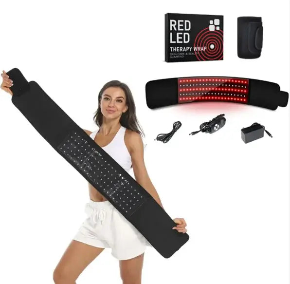 Using LED Infrared Belt Therapy on lower back