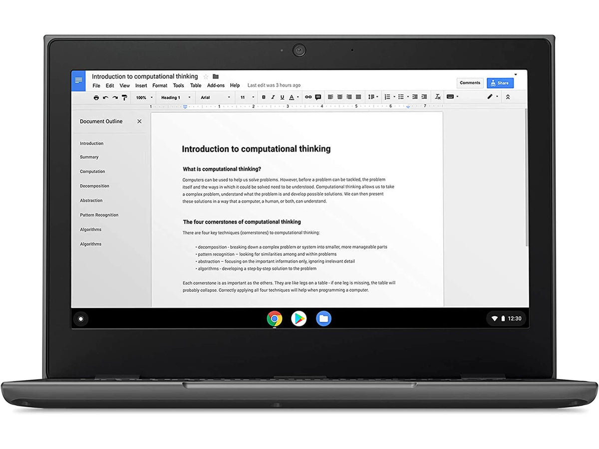 Lenovo 2022 100E Rugged Chromebook – Best Student Laptop Deals in UAE