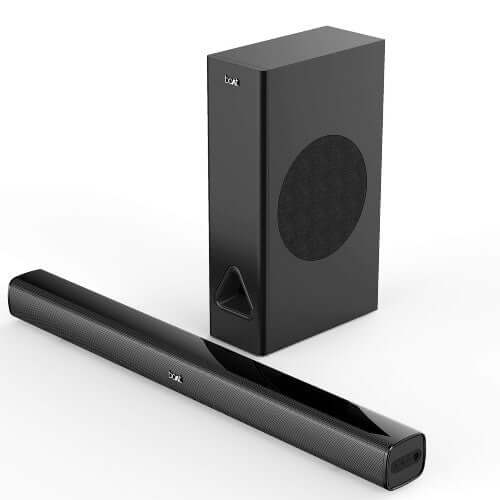  boAt Aavante Bar 1250 80 Watt 2.1 Channel Wireless Bluetooth Soundbar (Premium Black) Brand New