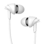 boAt BassHeads 100 in-Ear Wired Headphones with Mic (White) Brand New