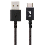 boAt A400 USB Type-C to USB-A 2.0 Male Data Cable, 2 Meter (Black) Brand New