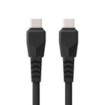 boAt Type C C400 Tangle-Free, Sturdy Braided Cable with 5A Fast Charging & 480mbps Power Delivery,Black Brand New