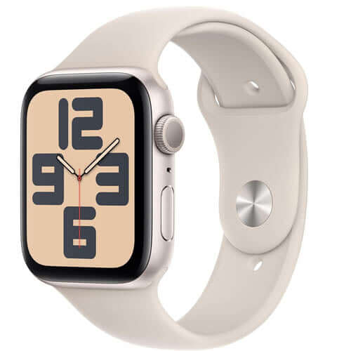 Apple Watch SE Non Cellular 40mm Starlight Black at the best price in Saudi Arabia