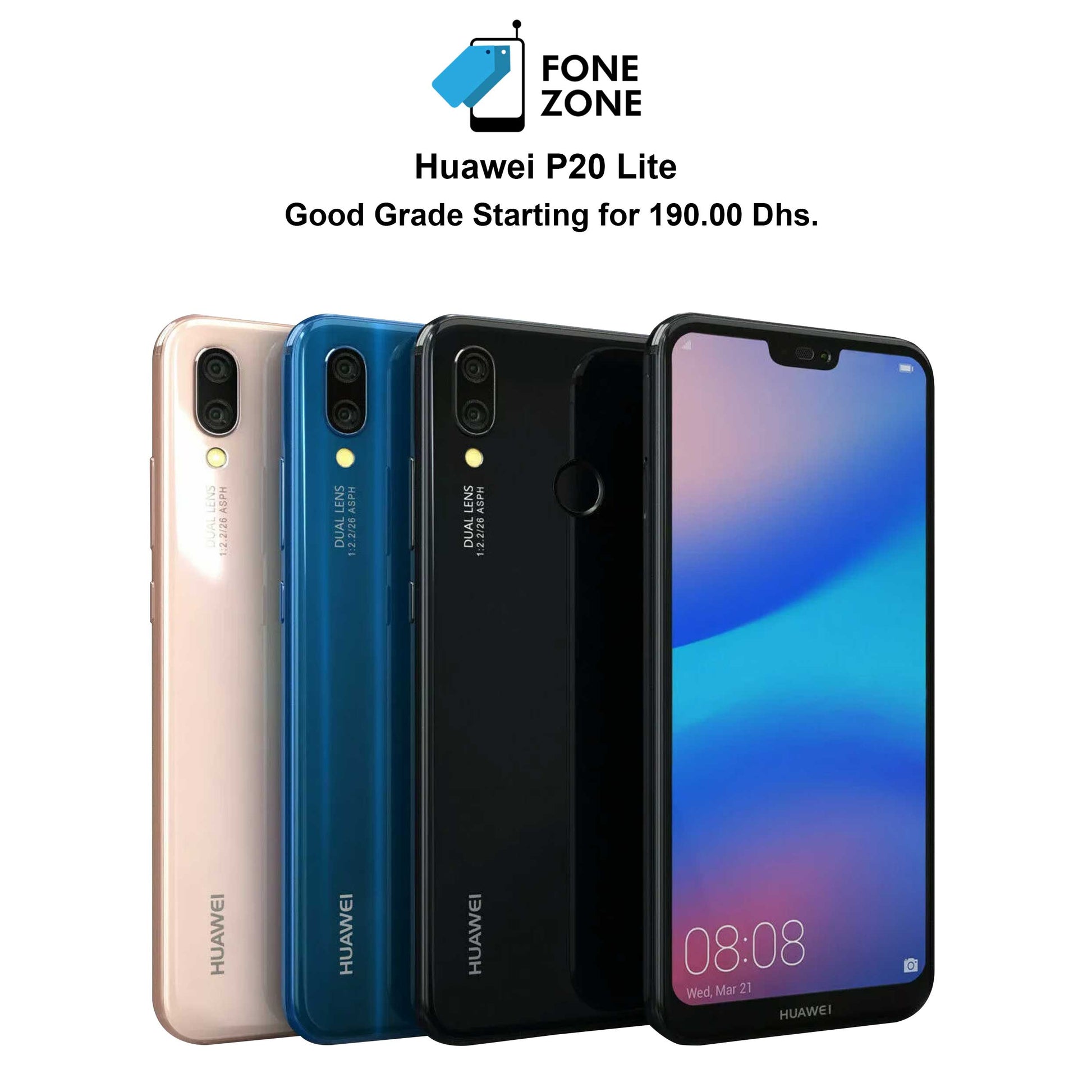 Huawei P20 LITE at Best Price only on Fonezone.me
