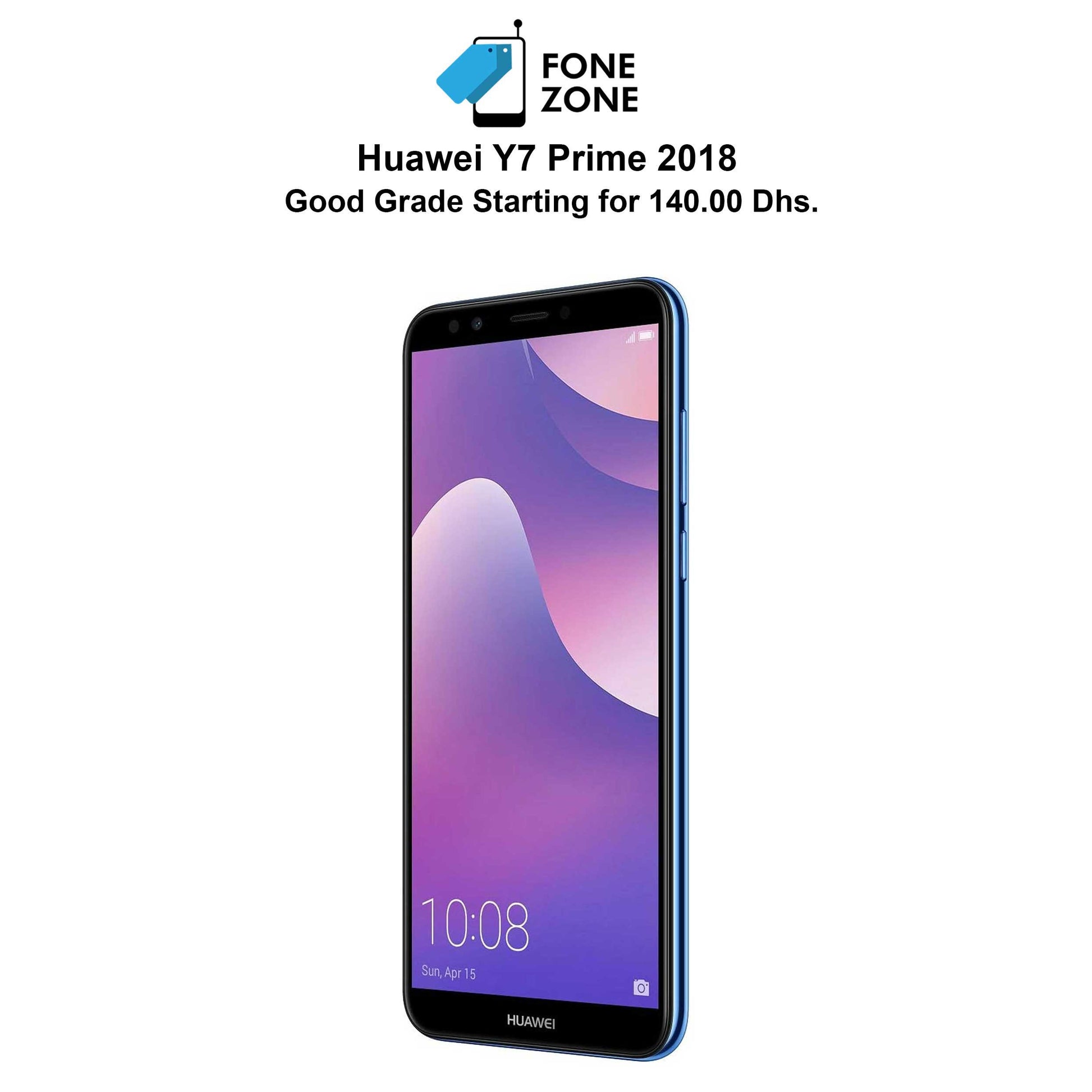 Refurbished Huawei Y7 Prime 2018 at Best Price on Fonezone.me