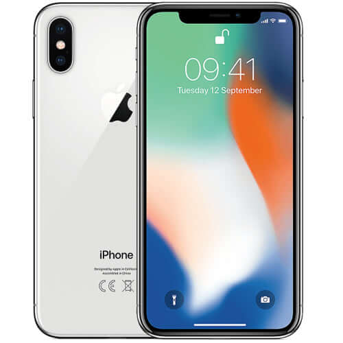 Apple iPhone X Silver 64GB Deals Online