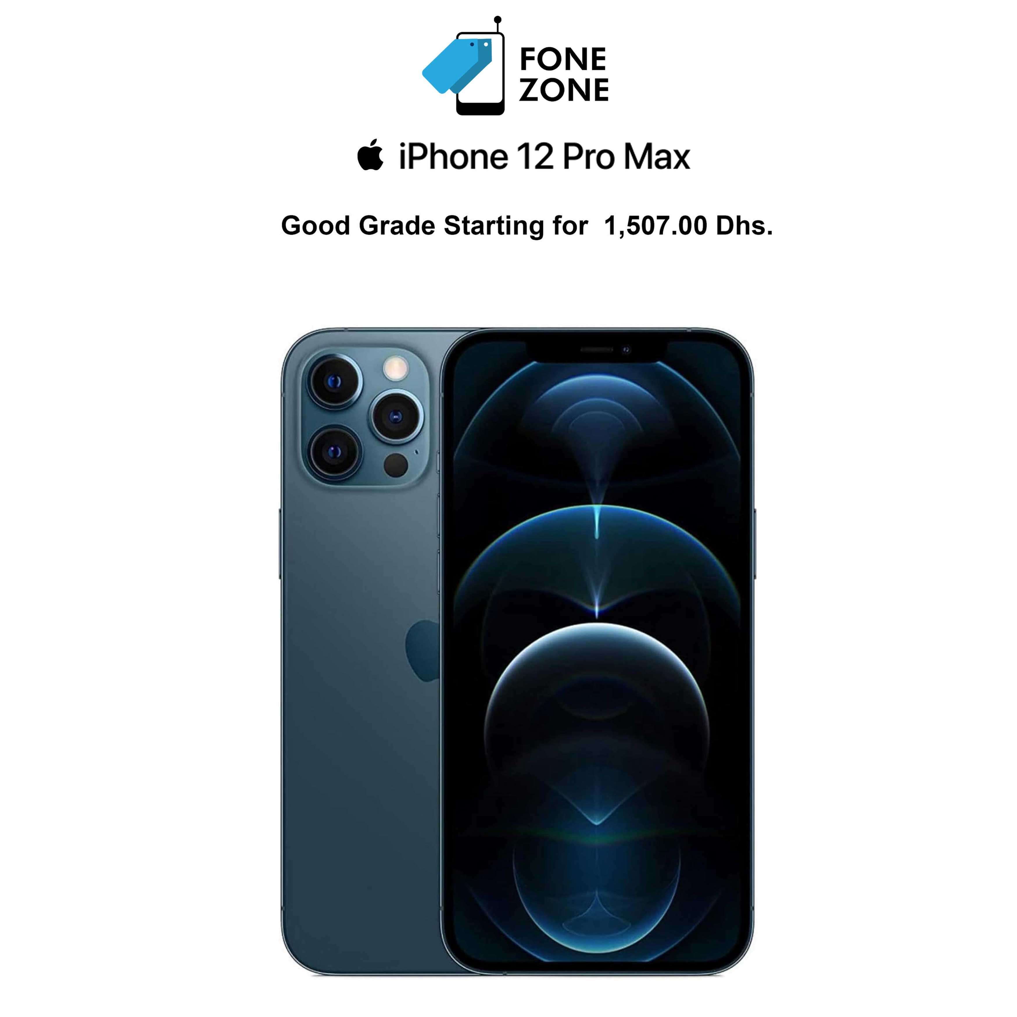 Apple iPhone 12 Pro Max 512GB Pacific Blue with 6.7-inch