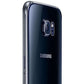 Samsung Galaxy S6 32GB single sim in Black Sapphire color showcasing rear camera and design features.