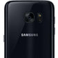 Samsung Galaxy S7 black smartphone rear view with camera
