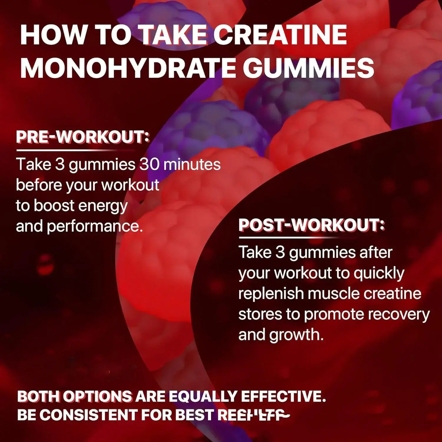 Athlete taking Muscle Boost Gummies before workout