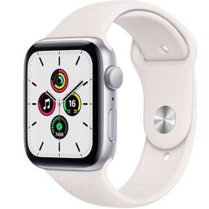 Apple Watch SE 44mm Silver White Cellular for Sale in KSA