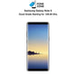 Samsung Galaxy Note 8 smartphone front view with gradient display, priced starting at 340.00 Dhs from Fone Zone.