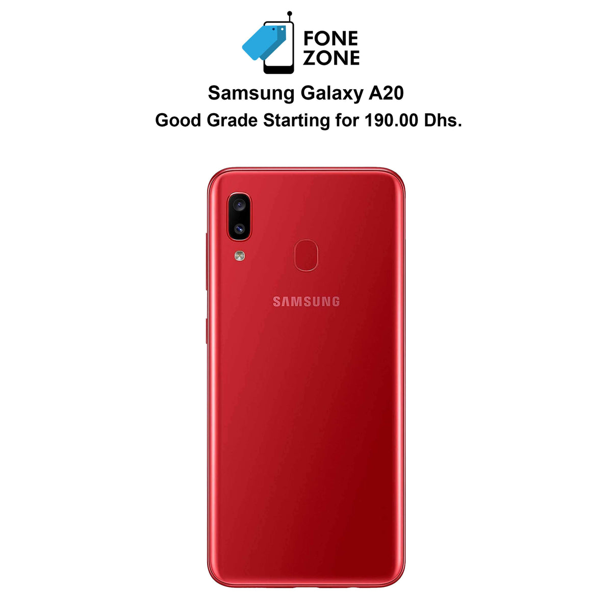 Shop Online Samsung Galaxy (A20), Red