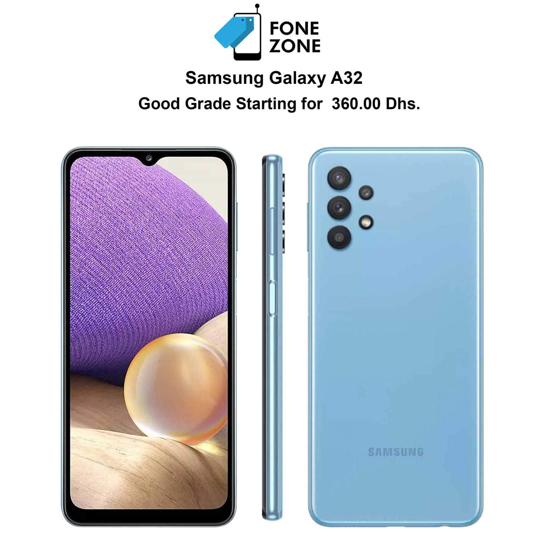 Samsung Galaxy A32 (5G 64GB 4GB RAM) Awesome Blue