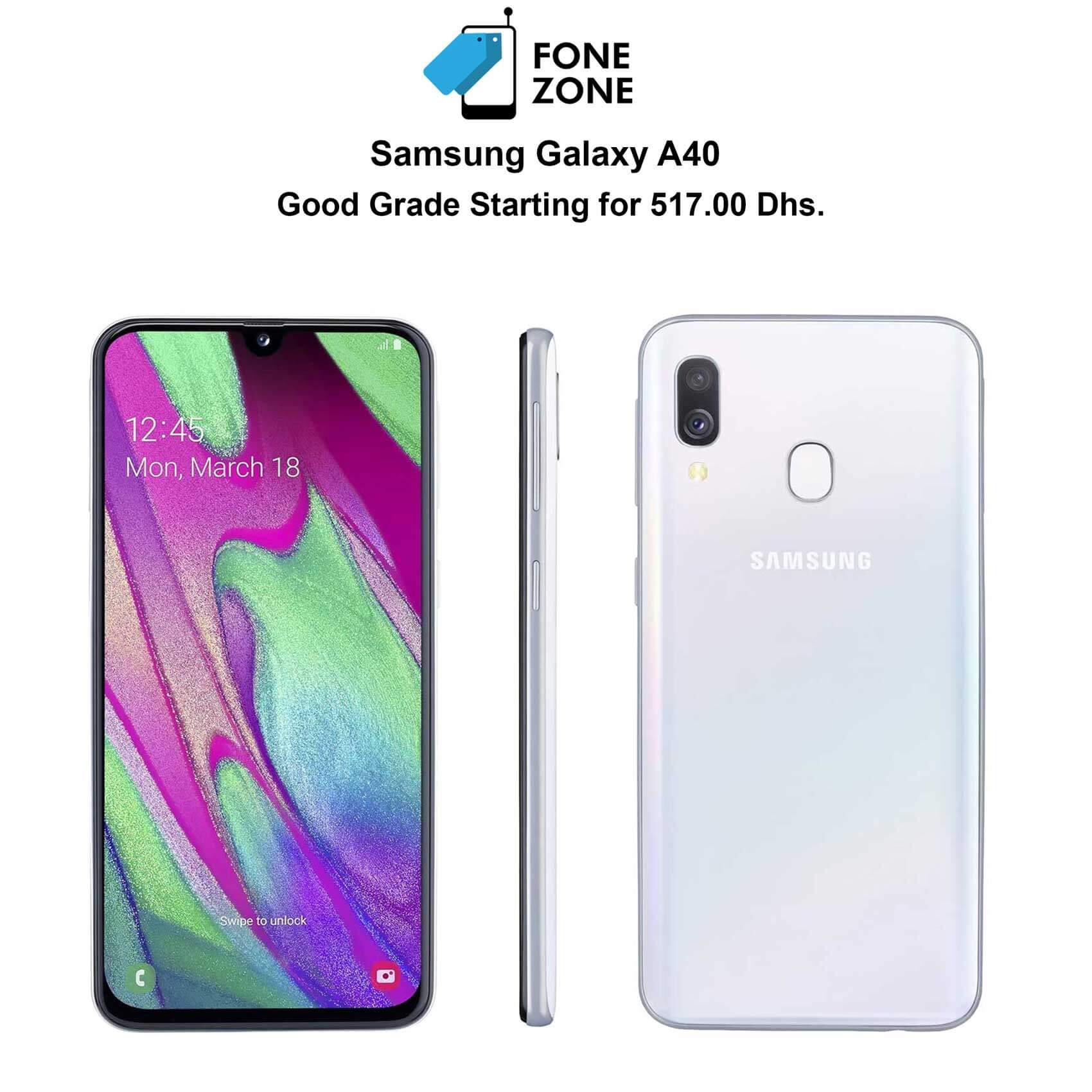 Samsung Galaxy A40 64GB 4GB RAM Dual Sim | Fonezone.me
