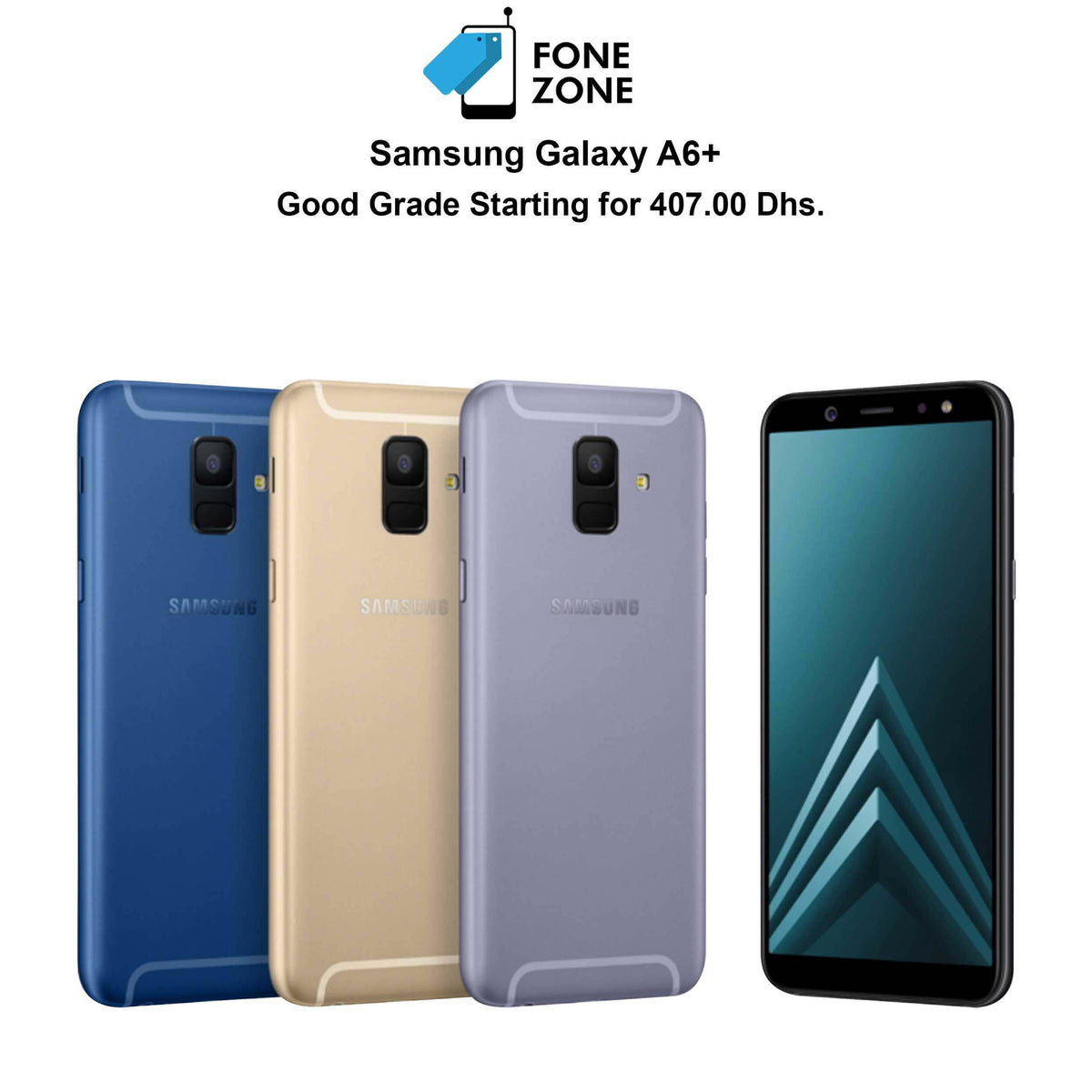 Shop Samsung Galaxy A6+ Dual Sim Blue Online in at Lowest Price