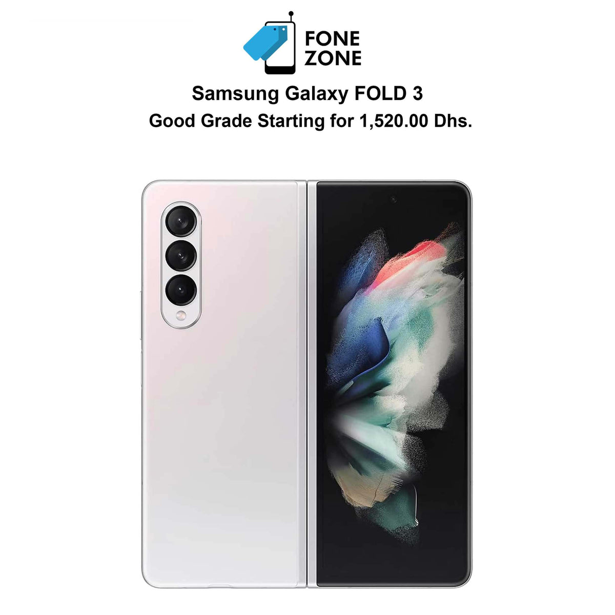 Buy now Samsung Galaxy Z Fold3 5G (Phantom Silver) -