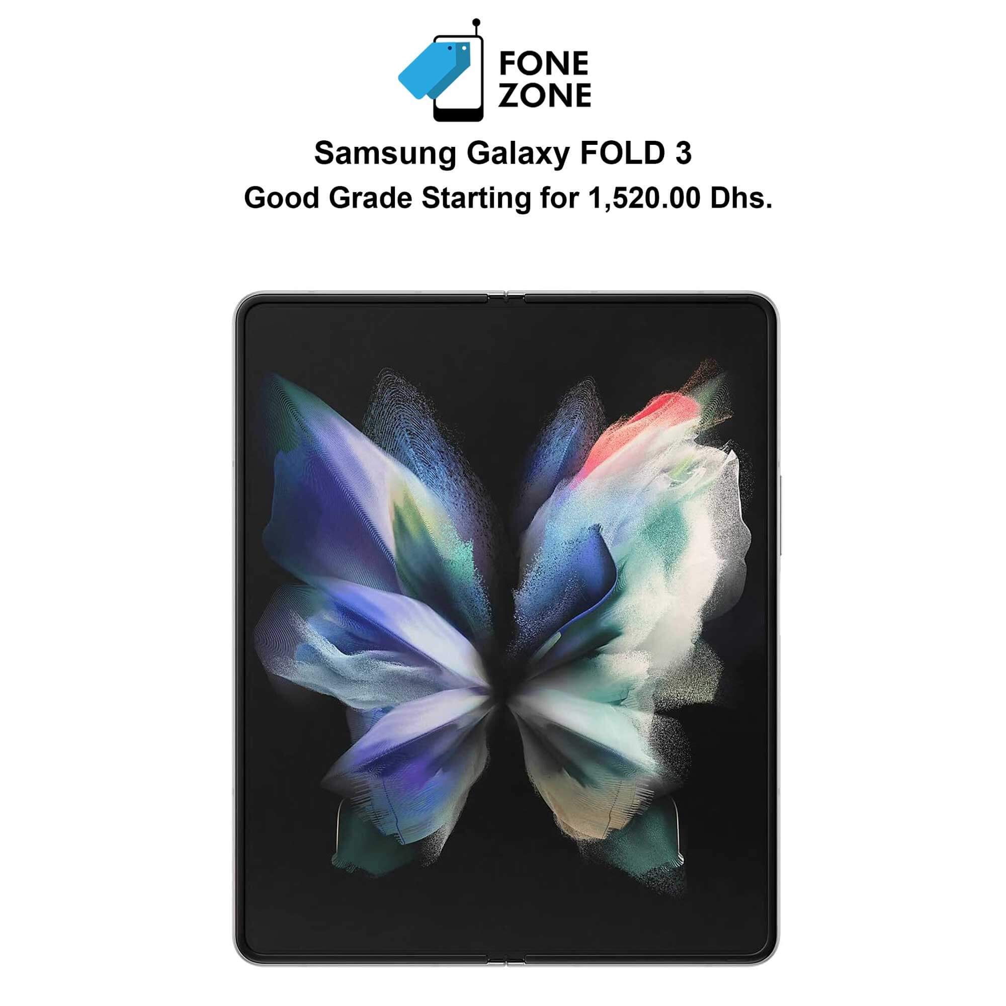 Samsung Galaxy Z Fold 3 Phantom Silver 512GB Single Sim