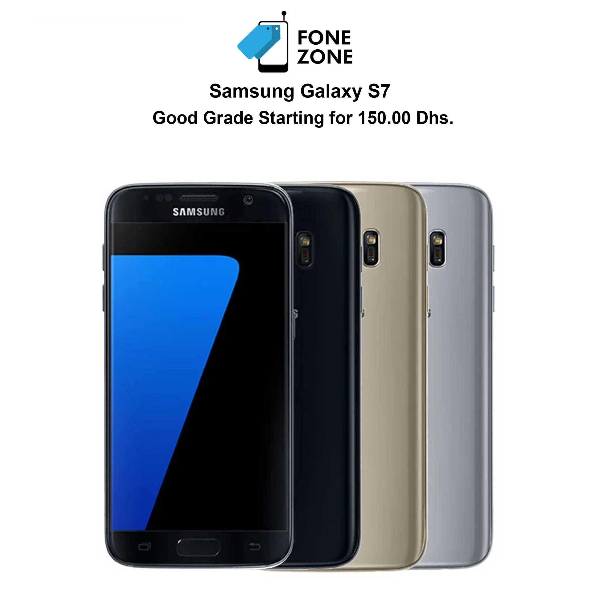 Buy Samsung Galaxy S7 (Silver, 32 GB) Online at Fonezone.me