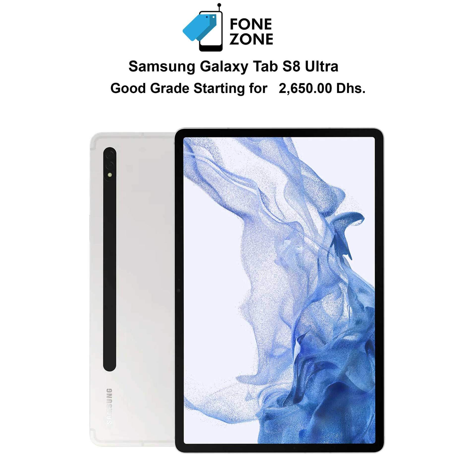 Samsung Galaxy Tab S8 Plus 128GB 8GB Silver Single Sim