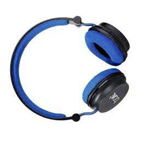  boAt Rockerz 400 Bluetooth On Ear Headphones With Mic With Upto 8 Hours Black/Blue Brand New