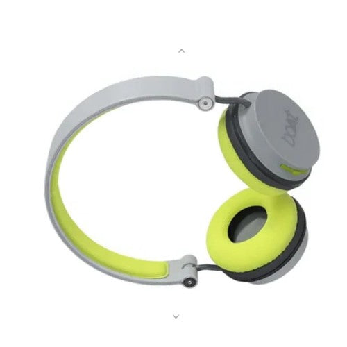 boAt Rockerz 400 Bluetooth On Ear Headphones With Mic With Upto 8 Hours,Grey/Green Brand New