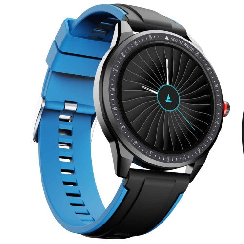 boAt Flash Edition Smart Watch with Activity Tracker, Multiple Sports Modes, 1.3" Screen, 170+ Watch Faces, Sleep Monitor, Gesture, Camera & Music Control, IP68 & 7 Days Battery Life(Galaxy Blue) Brand New