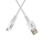 boAt Rugged V3 Braided Micro USB Cable (Pearl White) Brand New