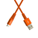 boAt Rugged V3 Braided Micro USB Cable ,Molten Orange  Brand New