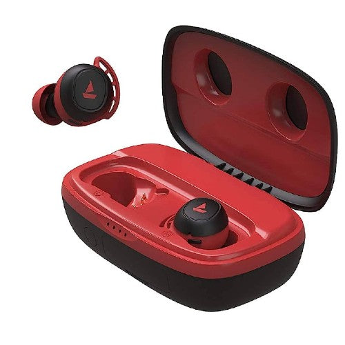 boAt Airdopes 441 Pro Bluetooth Truly Wireless in Ear Earbuds with mic, Upto 150 Hours Raging Red Brand New