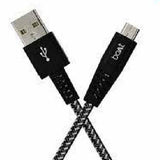 boAt Rugged v3 Extra Tough Unbreakable Braided Micro USB Cable 1.5 Meter (Black) Brand New