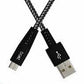 boAt Rugged v3 Extra Tough Unbreakable Braided Micro USB Cable 1.5 Meter (Black) Brand New
