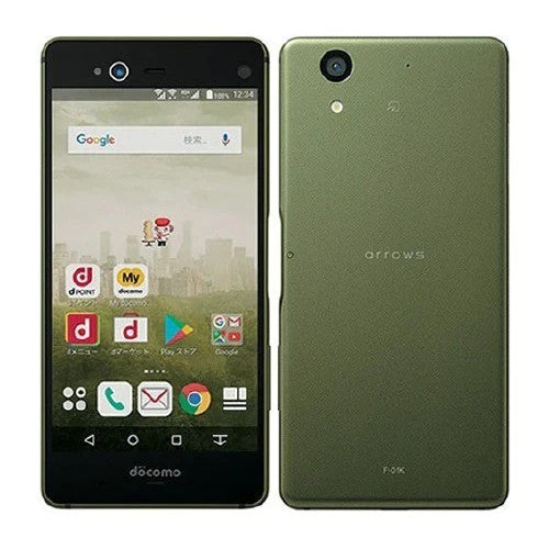 Fujitsu Arrows NX F-01K 32GB 4GB RAM Green 