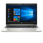 HP ProBook 450 G6 laptop showing Windows 10 interface and sleek design, featuring Intel Core i5 and 8GB RAM.