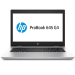 HP ProBook 645 G4 laptop with Ryzen 7, showcasing sleek design and efficient performance.