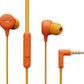 "boAt Bassheads 100 Wired in Ear Earphones with Mic (Mint Orange) Brand New "