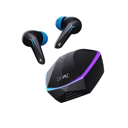 boAt Immortal 121 TWS Wireless Gaming in Ear Earbuds with Beast 40H Playtime,Black Sabre Brand New