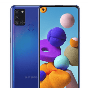 Shop Samsung Galaxy A21S Dual sim 32GB 2GB Ram Blue Online in