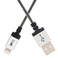 boAt LTG 500 Apple MFI Certified for iPhone, iPad and iPod 2Mtr Data Cable(Metallic Silver) Brand New