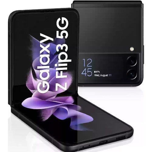 Samsung Galaxy Z Flip3 5G Dual Sim 256GB, 8GB RAM Phantom Black | Fonezone.me