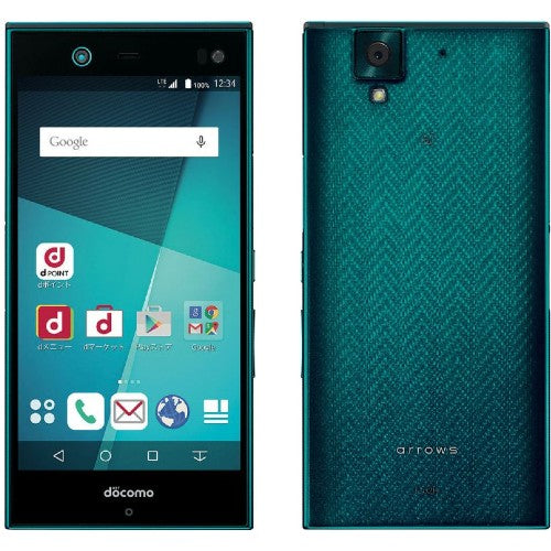 Fujitsu Arrows NX F-02H 16GB 2GB Iris Green 