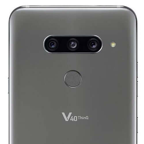 LG V40 ThinQ 64GB, 6GB Ram, single sim New Platinum Gray